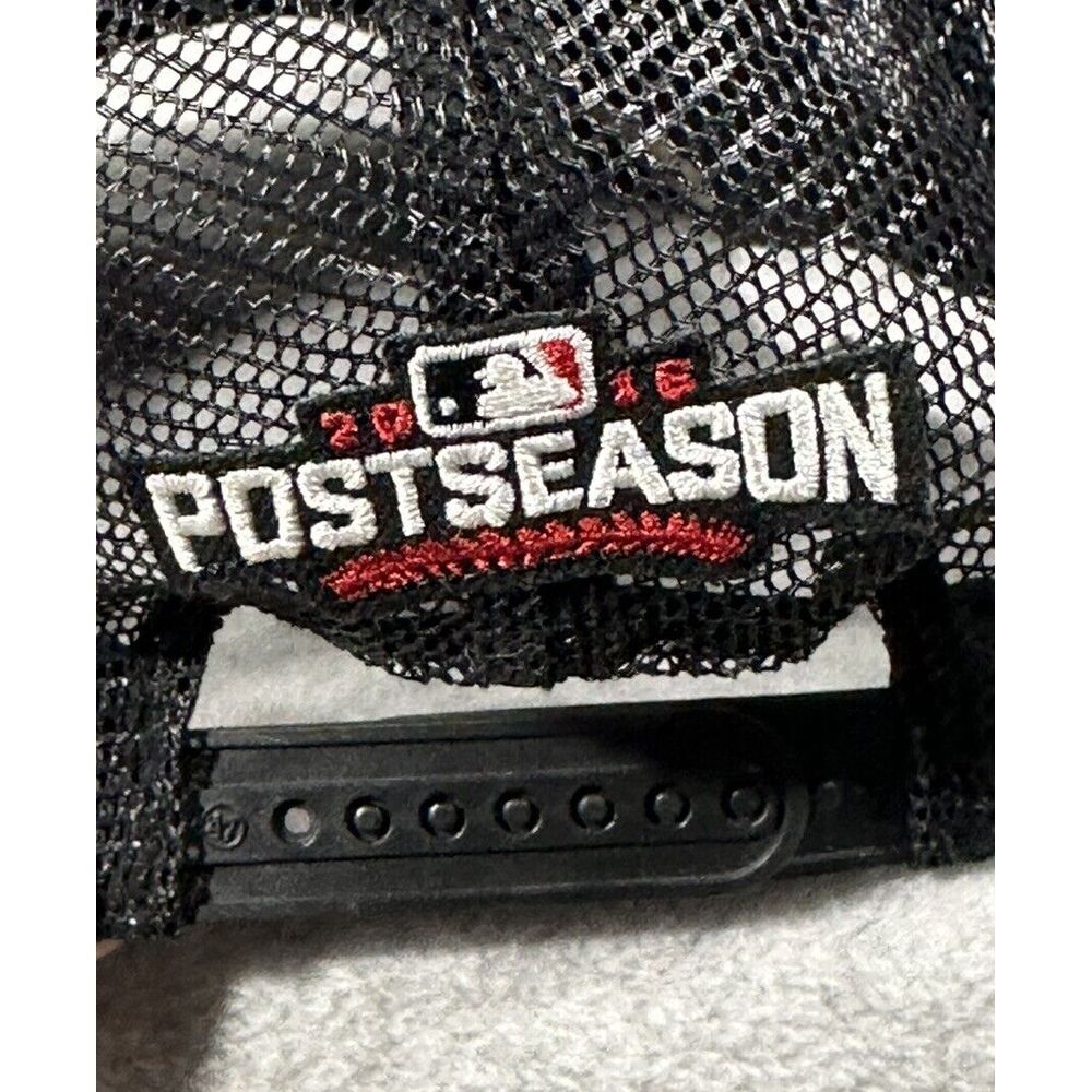Boston Red Sox MLB Truckers Cap Black Gray Post‎ Season 2016 Adjustable NWOT - Picture 5 of 9